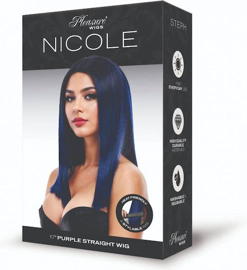 Pleasure Wigs Nicole Περούκα Dark Blue