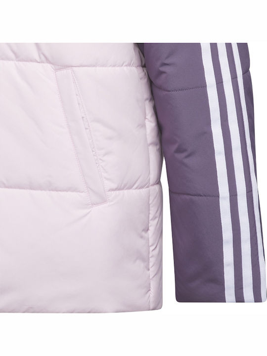 Kids' Sports Jacket Short with Hood Purple