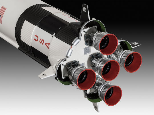 Revell Apollo 11 Saturn V Rocket Φιγούρα Μοντελισμού Λευκή 183 Κομματιών σε Κλίμακα 1:96 114εκ.