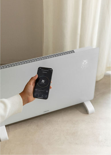 Create Конвектор Подов 2000W с Електронен Термостат и WiFi 78x47см Бял