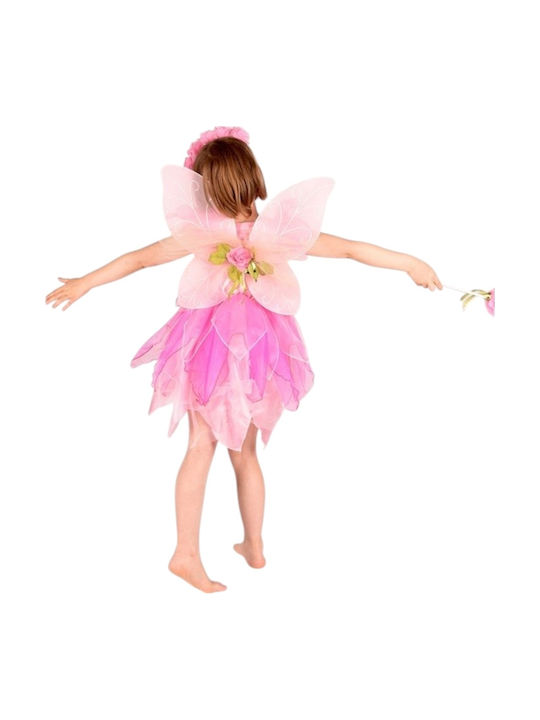 Den Goda Fen Fairy Costume Wand Wings 6-8 Years
