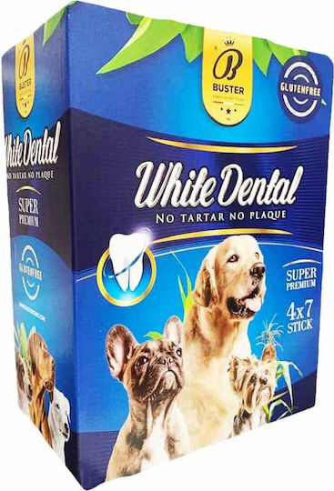 Buster Dent Dental Beef Dog Dental Stick against Bad Breath for Medium Breeds 180gr 7pcs