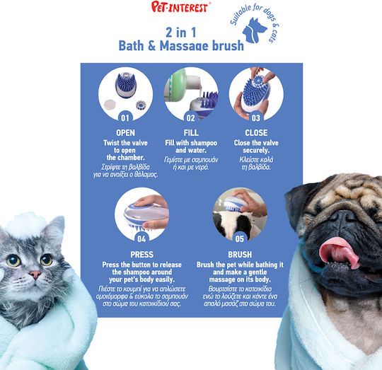 Pet Interest Βούρτσα Σκύλων για Περιποίηση Τριχώματος