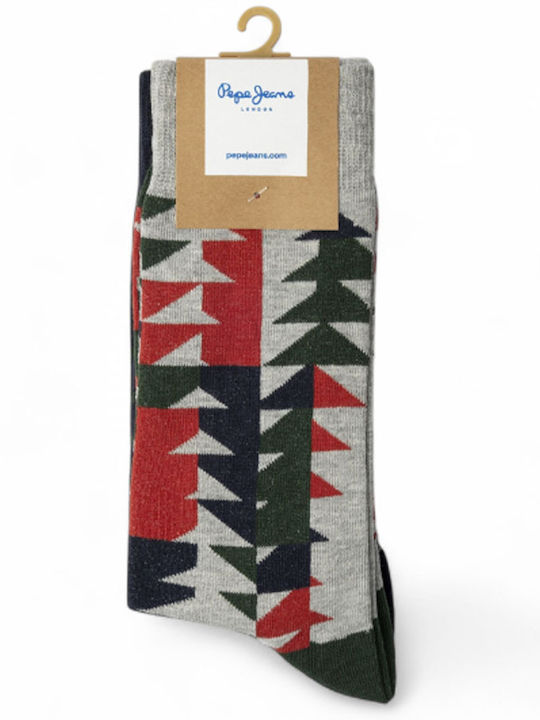 Pepe Jeans Men's Patterned Socks Multi 3Pack PMU30071-672