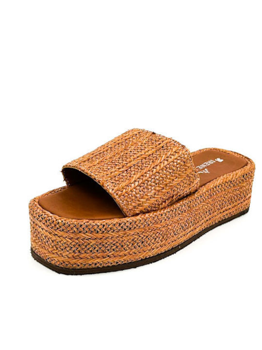 Women's Platform Shoes Tabac Brown