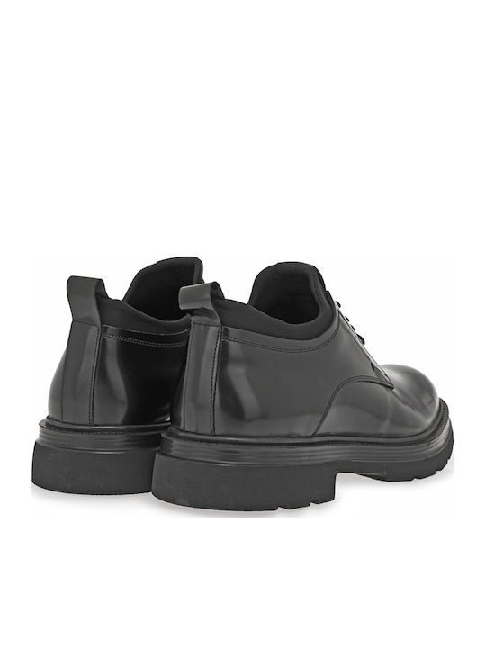 Δερμάτινα Ανδρικά Oxfords Μαύρα