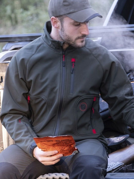 Benisport Ajaches Hunting Cardigan Softshell Khaki