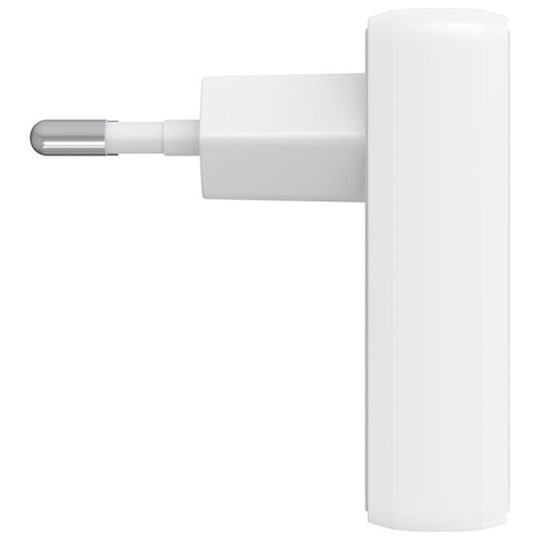 4Smarts Φορτιστής Χωρίς Καλώδιο GaN με Θύρα USB-A και Θύρα USB-C 20W Power Delivery Λευκός (FlatPlug Duos)