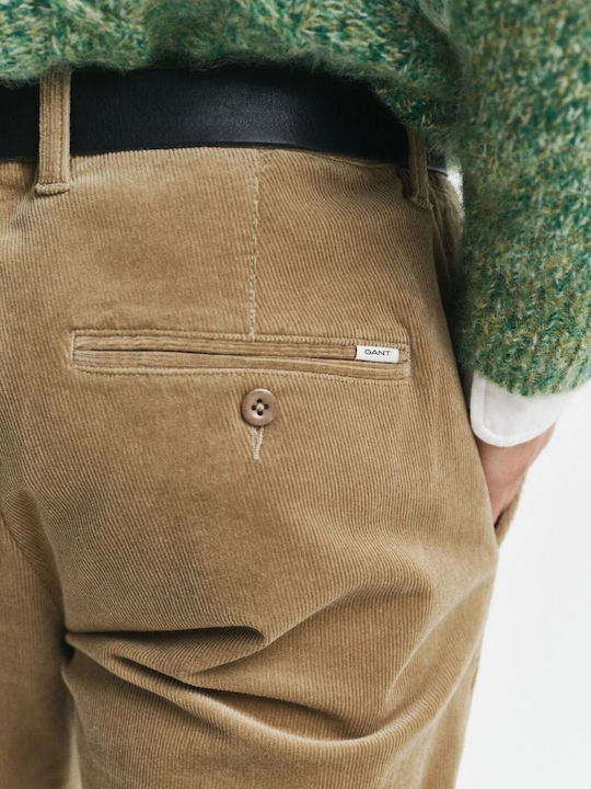 Pantaloni Bărbați Elastici Bej