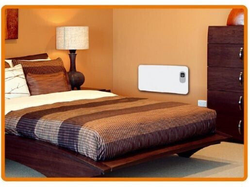 Convectoare pardoseală 2000W cu Termostat Electronic și WiFi 92x43cm Alb