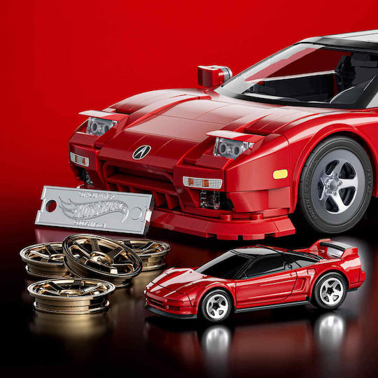Mattel Brick Shop Cuburi de Construit Hot Wheels '90 Acura NSX