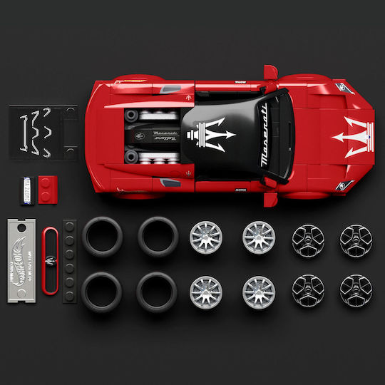 Mattel Brick Shop Cuburi de Construit Hot Wheels Speed Series