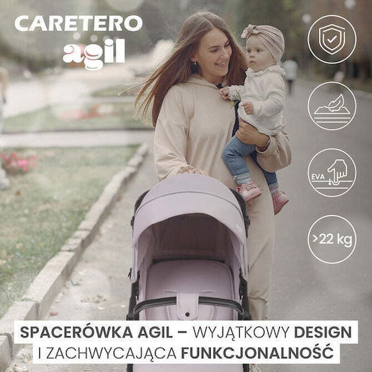 Caretero Agil Бебешка количка Сив