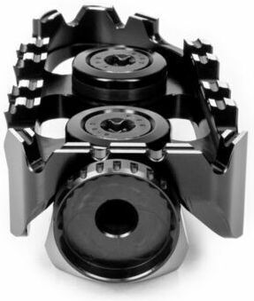 Gilles Picior de picior Μοτοσυκλέτας în Culoare Black RGK-118-UF35-SET-B