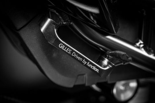 Gilles Protecții scărițe motocicletă Negru