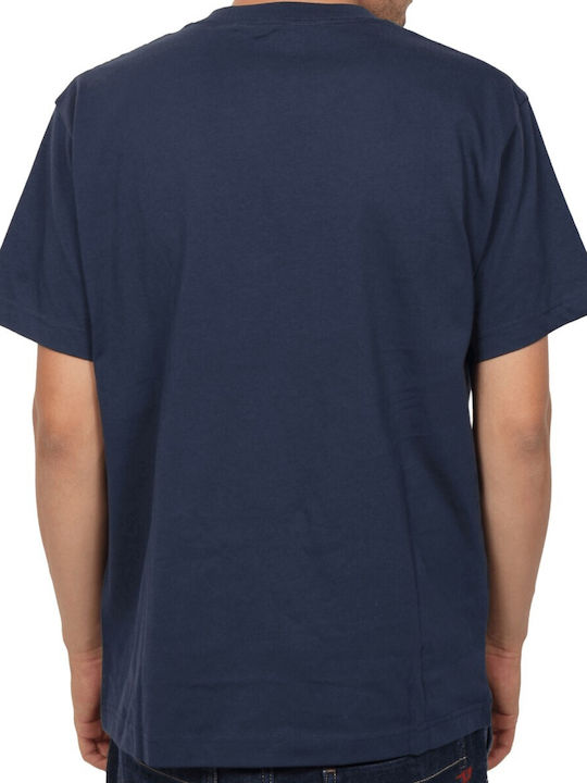 Left Chest T-shirt Navy Blue