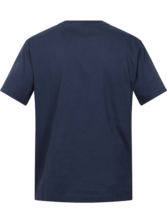 Left Chest T-shirt Navy Blue