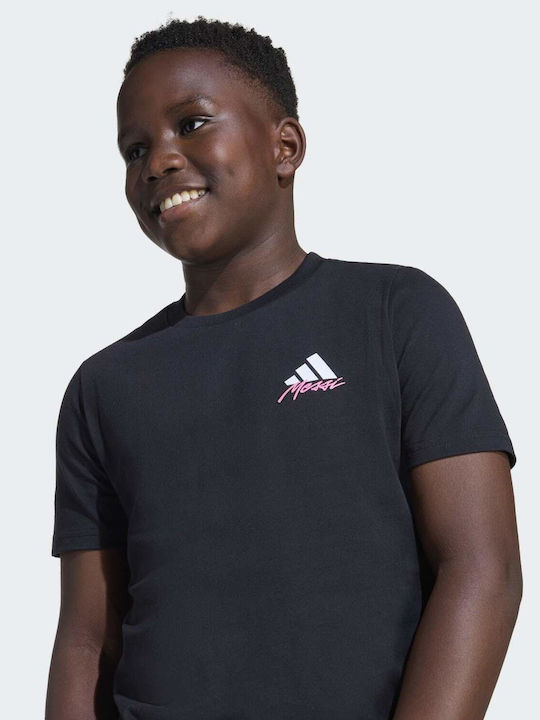 Tricou pentru copii Black Messi Icon