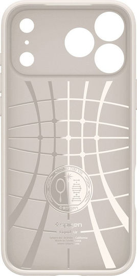 Spigen Liquid Air Back Cover Σιλικόνης Natural Titanium (iPhone 17 Pro)