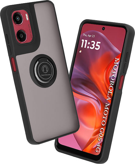Techsuit Glinth Back Cover Σιλικόνης Μαύρο (Moto G05 / E15)