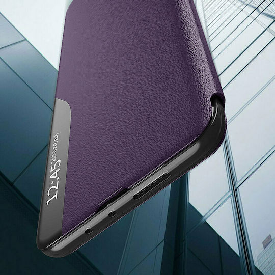 Techsuit Efold Series Brieftasche Silikon Lila (Galaxy A17)