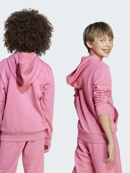 Kids Sweatshirt with Hood and Pockets Fuchsia