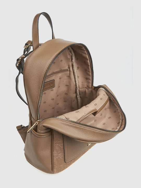 Leder Damentasche Rucksack Puro