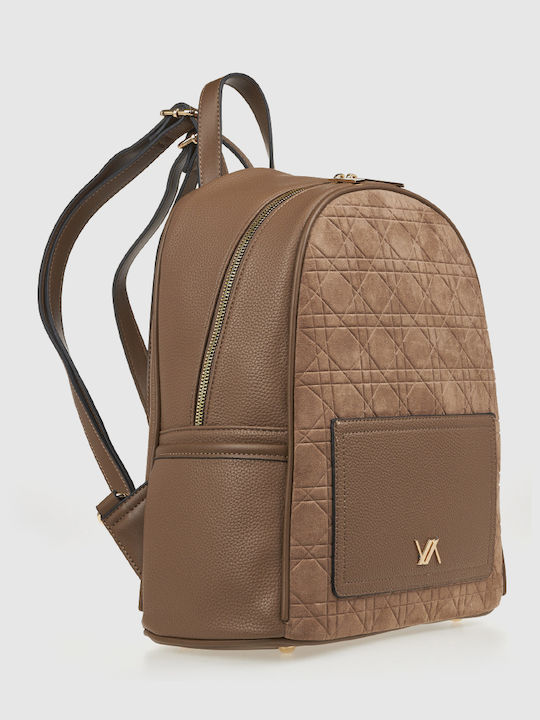 Leder Damentasche Rucksack Puro