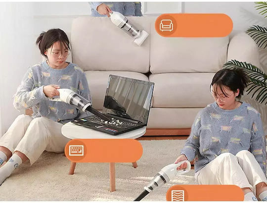 Hepa Car Handheld Vacuum Dry Vacuuming with Power 120W Rechargeable 12V