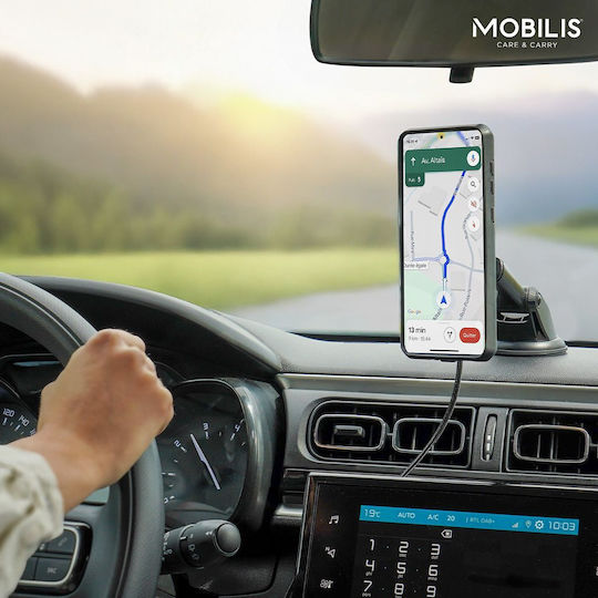 Mobilis Car Mobile Mount with Magnet Black