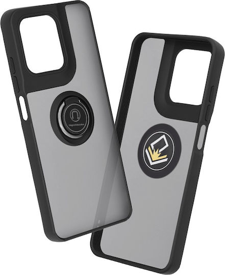 Techsuit Glinth Umschlag Rückseite Silikon Schwarz (Moto G15)