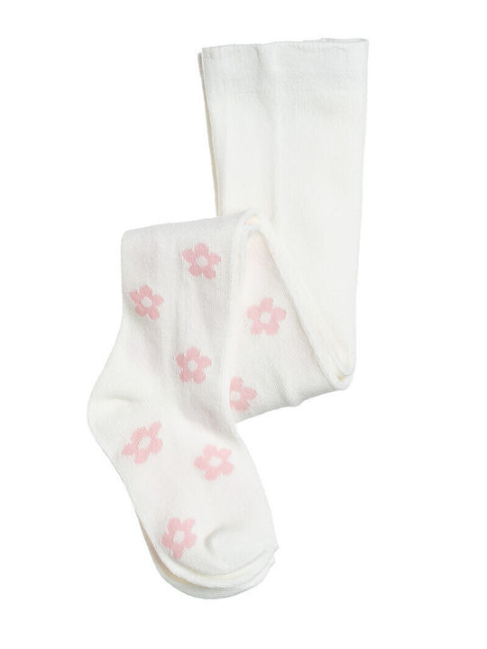 Children's Dress Floral Set with Tights and Accessories Pink