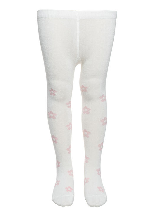 Children's Dress Floral Set with Tights and Accessories Pink