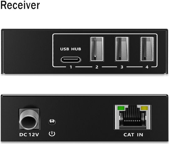 Digitus USB-Hub 4 Anschlüsse USB 3.2 mit USB-C Anschluss