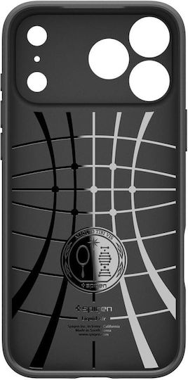 Spigen Liquid Air Umschlag Rückseite Silikon Matte Black (iPhone 17 Pro Max)