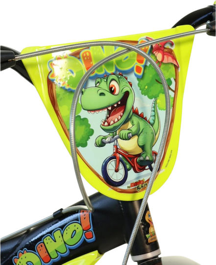 Dino Bikes Dinosaur Adventure 14" Παιδικό Ποδήλατo BMX Πράσινο