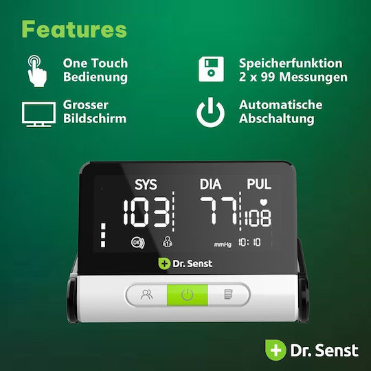 Dr Senst Bpm30d Arm Blood Pressure Monitor