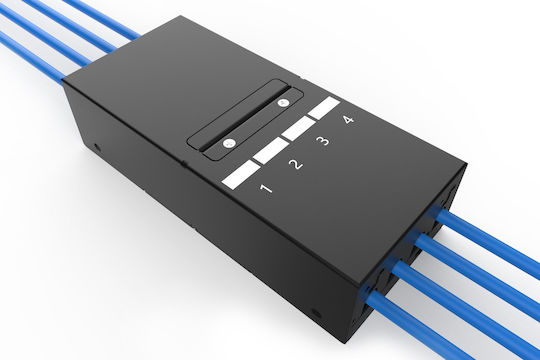 Кутия за Мрежа Digitus Consolidation Point Box 4 Порта Keystone Модул