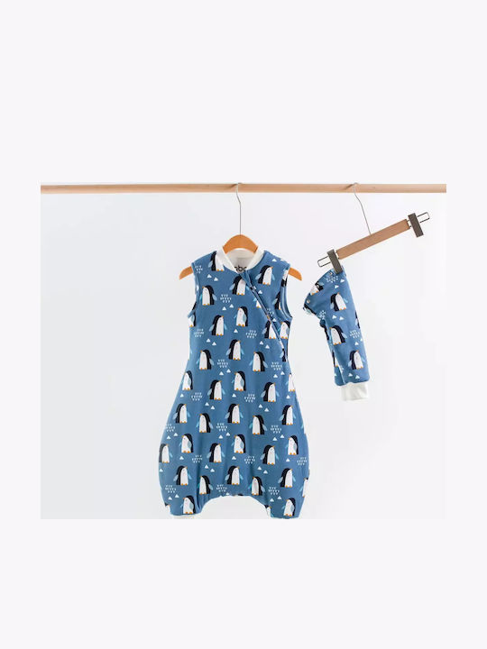 abo Winter Sleeping Bag with Feet 2.5 Tog Penguins
