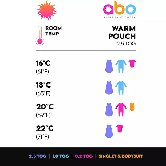 abo Winter Sleeping Bag with Feet 2.5 Tog Penguins