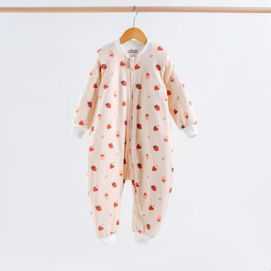 abo Winter Sleeping Bag with Feet 2.5 Tog Strawberry
