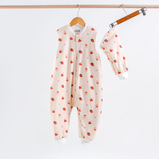 abo Χειμερινός Υπνόσακος με Πόδια Classic 2.5 tog Strawberry Pink με Αποσπώμενα Μανίκια