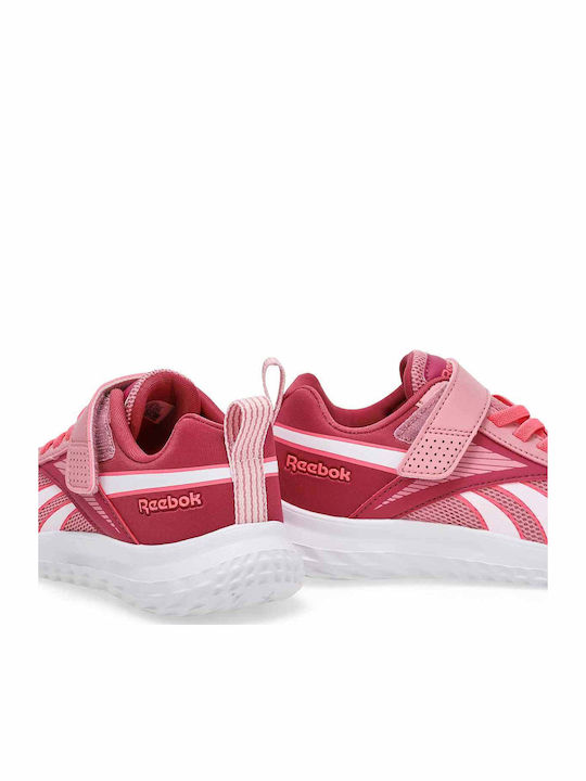 Rush Runner Rush Runner 5 Kids Sports Shoes Running with Hoop & Loop Closure Pink