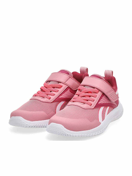 Rush Runner Rush Runner 5 Kids Sports Shoes Running with Hoop & Loop Closure Pink
