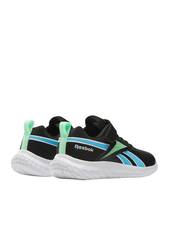 Rush Runner Rush Runner Syn Kids Sports Shoes Running with Hoop & Loop Closure Black