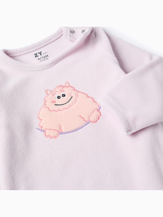 Zippy Body pentru Bebeluși Mânecă lungă Pink, Lila
