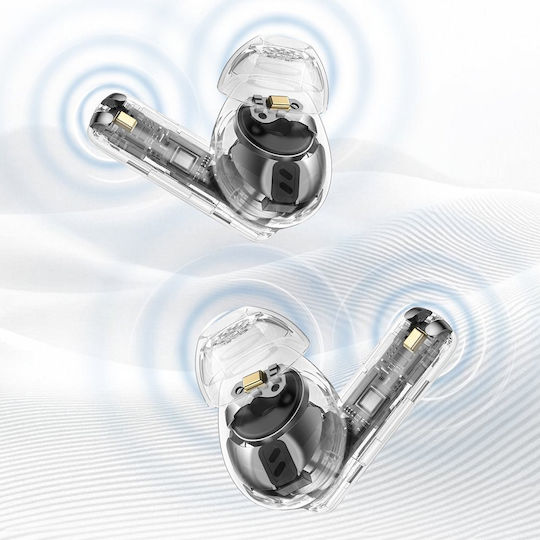 Dudao U21 In-ear Bluetooth Handsfree Ακουστικά με Θήκη Φόρτισης Μαύρα