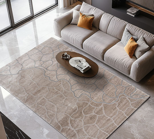 Beauty Home Χαλί 200x290cm Μπεζ, Γκρι