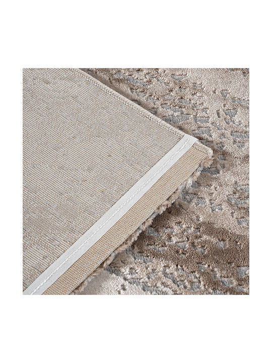 Beauty Home Χαλί Ορθογώνιο Μπεζ, Γκρι 133x190cm