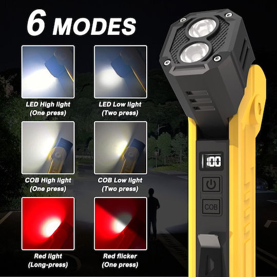 Supfire Lumină De Lucru Și De Sit Cu Baterie LED IP44 Cu Luminozitate Maximă 355lm